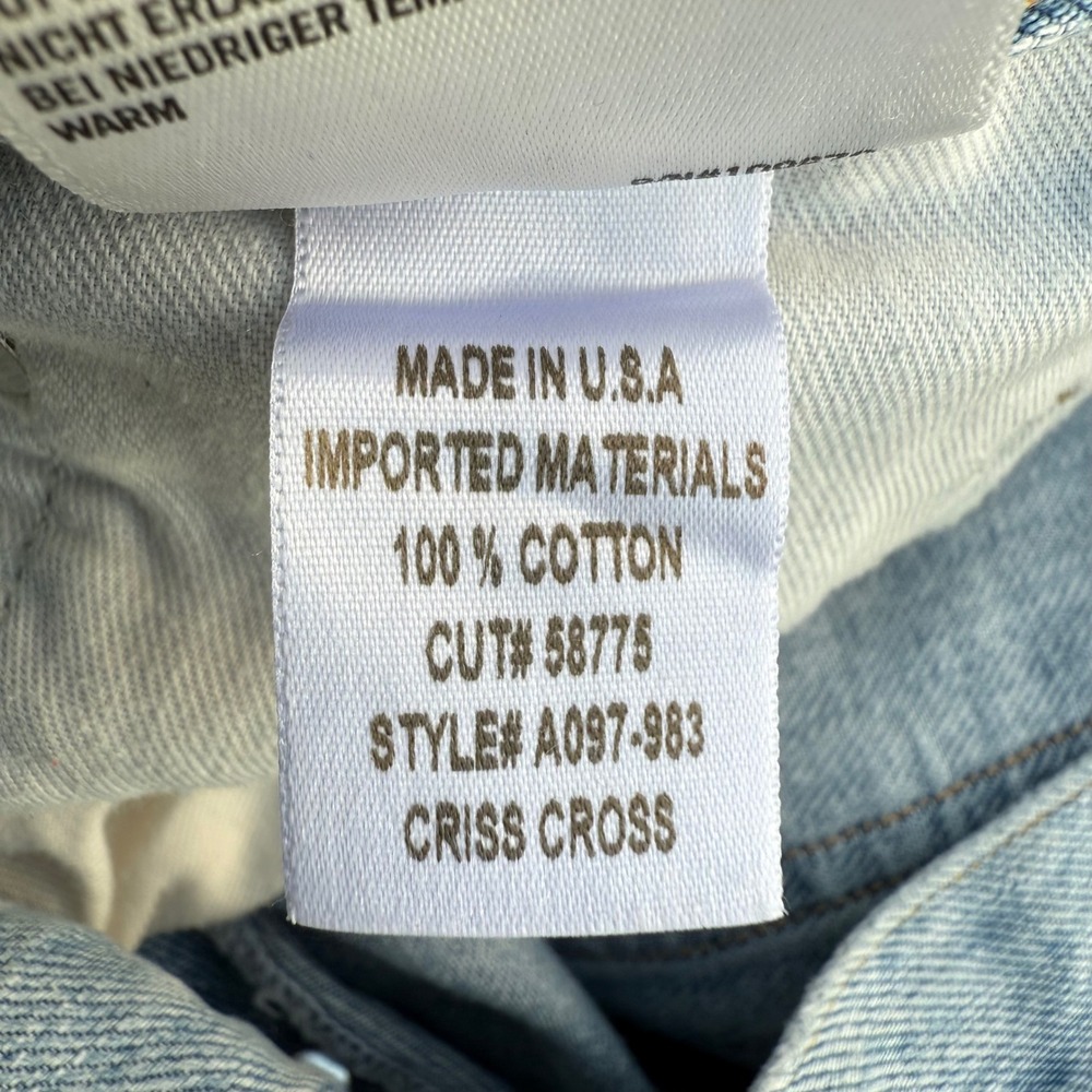 AGOLDE Criss Cross High Rise Straight Leg Light Wash Denim Jean Size 29
A097-983 - Picture 16 of 16